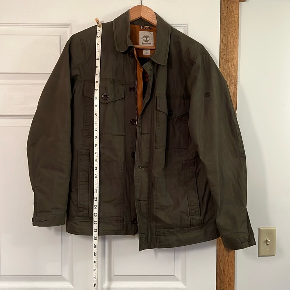 Timberland waxed canvas field - ranch jacket - VINTAGE size M